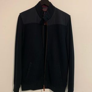Navy Ted Baker Quilted Jacket